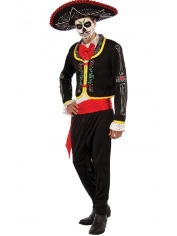 Day of The Dead Costume Senor Costume - Mens Halloween Costumes